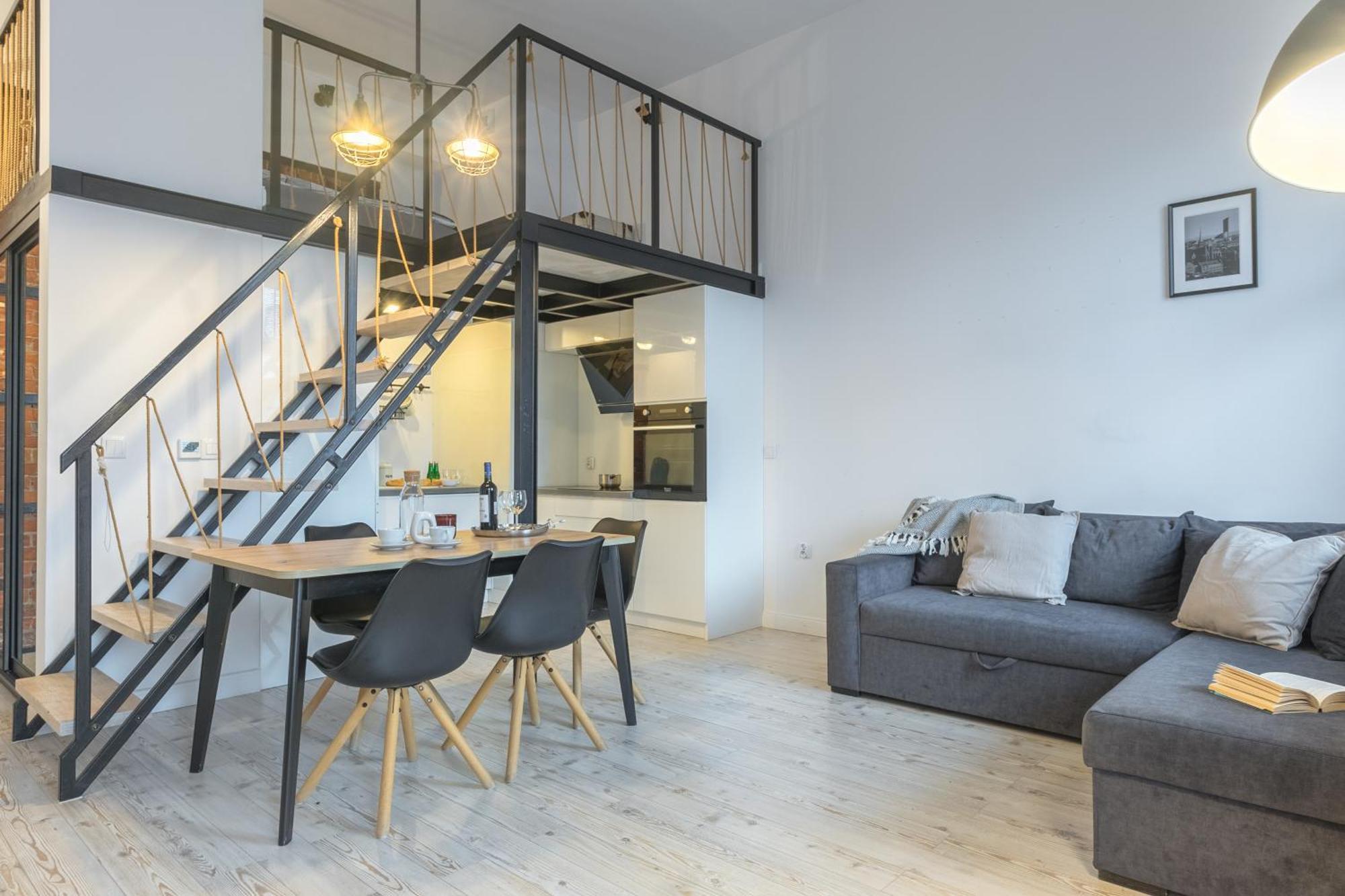 Apartament Z Antresola Nowa Papiernia Wrocław Eksteriør billede