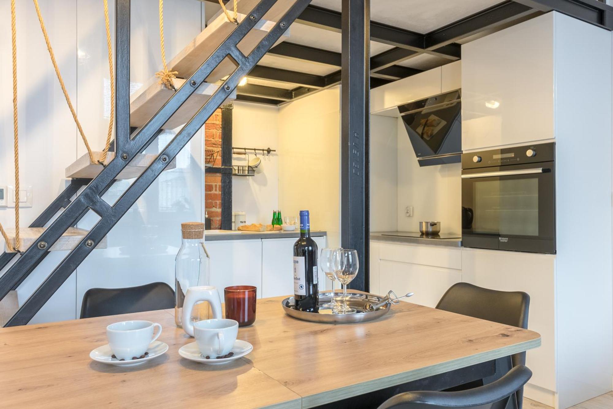 Apartament Z Antresola Nowa Papiernia Wrocław Eksteriør billede