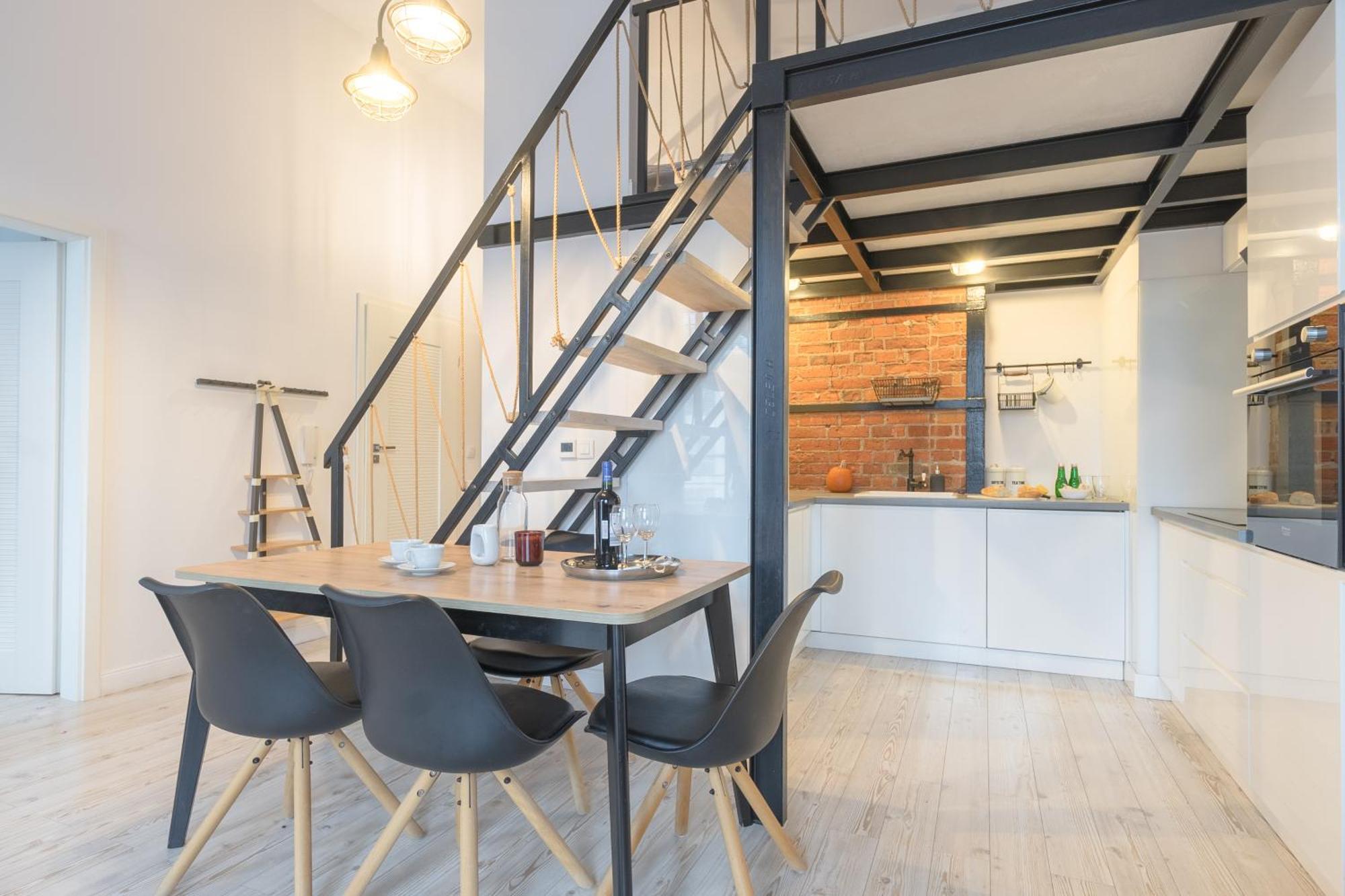 Apartament Z Antresola Nowa Papiernia Wrocław Eksteriør billede